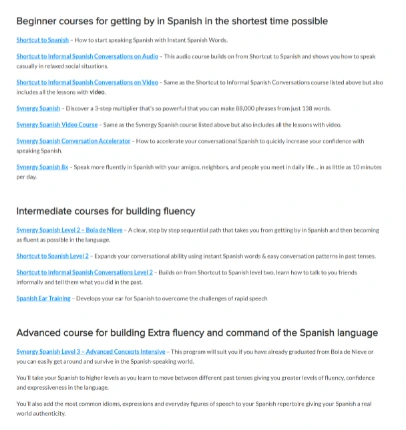 Structure-of-the-Synergy-Spanish-Course