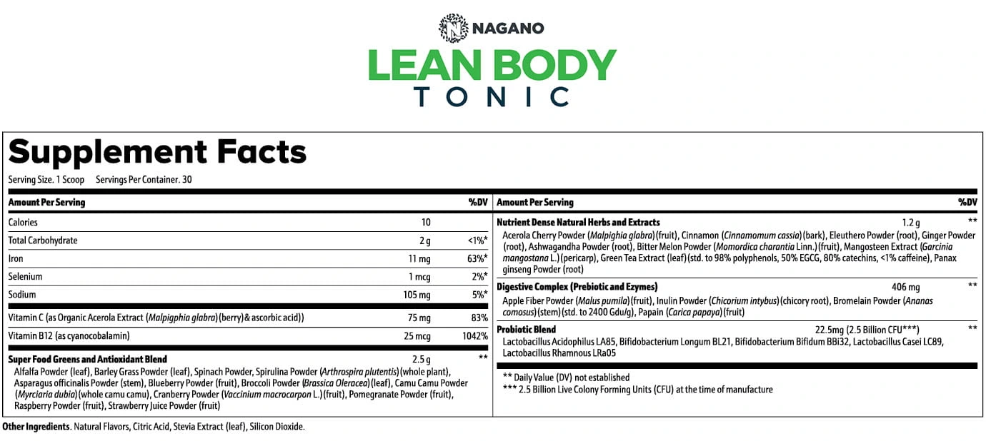 Nagano-Lean-Body-Tonic-supplement-facts