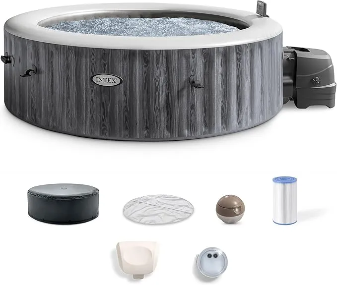 Intex PureSpa Greywood Deluxe Spa Set