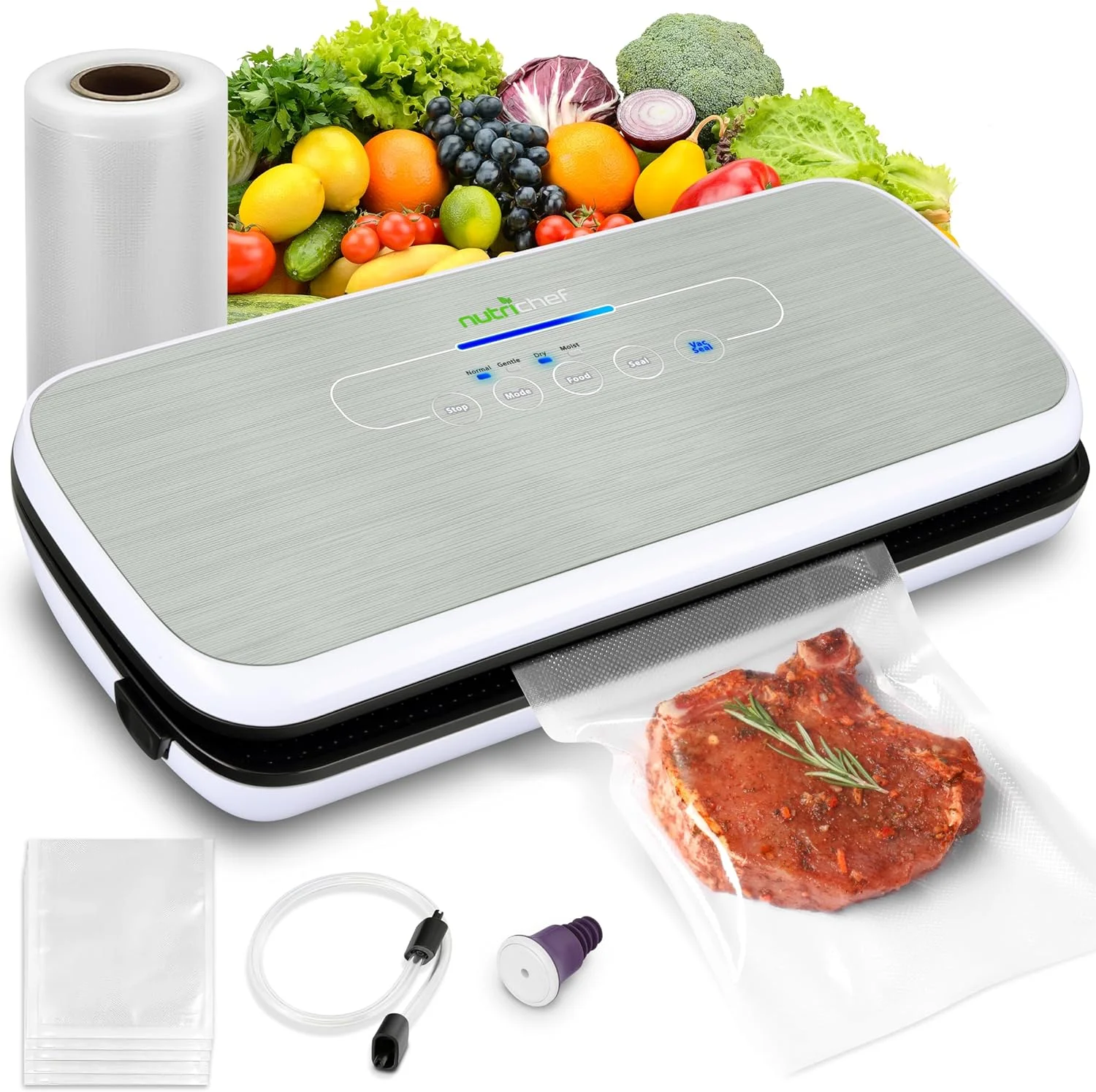 NutriChef Vacuum Sealer Machine