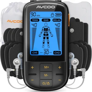 AVCOO Wireless TENS & EMS Muscle Stimulator