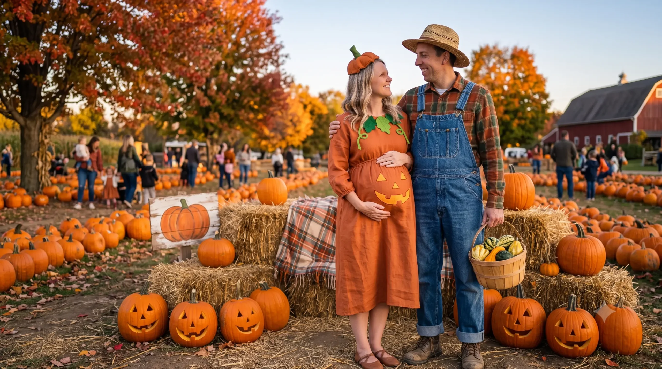 Baby-Bump-Focused-Costume-—-Pumpkin-Bump